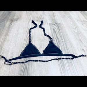 Juicy couture navy bikini with gold trim